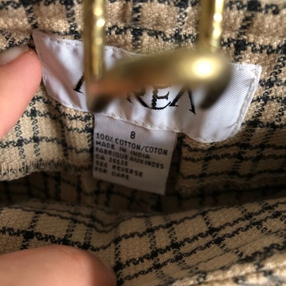 Vintage plaid Bermuda shorts - Picture 5 of 5